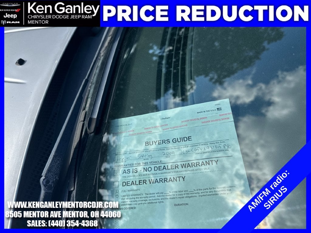 2009 Chrysler Sebring Limited