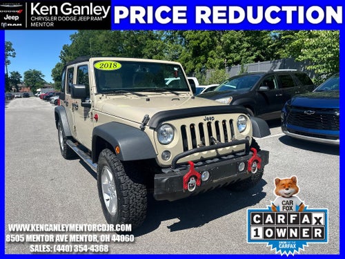 2018 Jeep Wrangler JK Unlimited Sport S 4x4