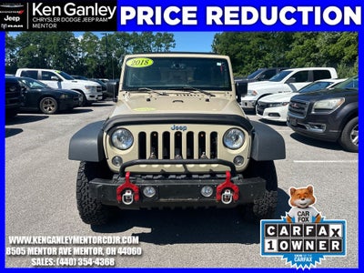 2018 Jeep Wrangler JK Unlimited Sport S 4x4