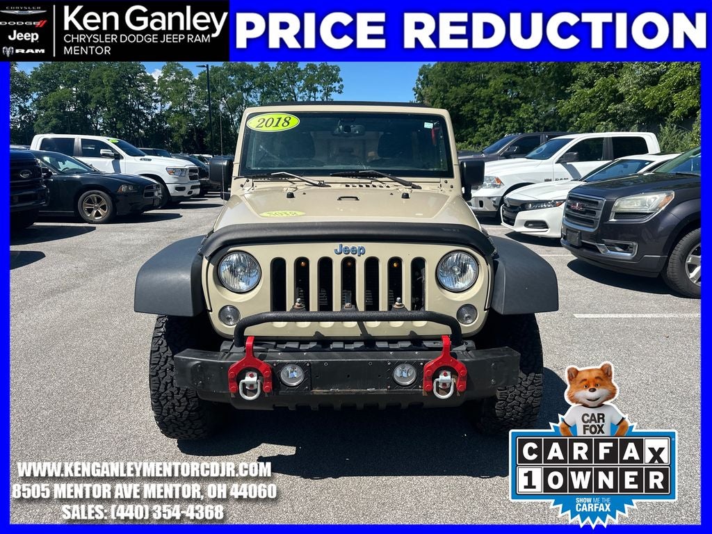 2018 Jeep Wrangler JK Unlimited Sport S 4x4