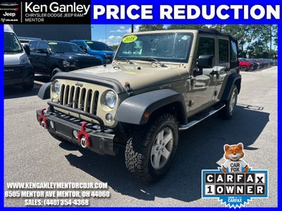 2018 Jeep Wrangler JK Unlimited Sport S 4x4