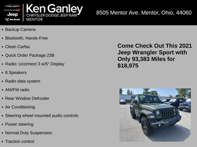 2021 Jeep Wrangler Sport 4x4