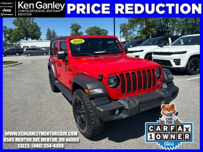 2022 Jeep Wrangler Unlimited Sport Altitude 4x4