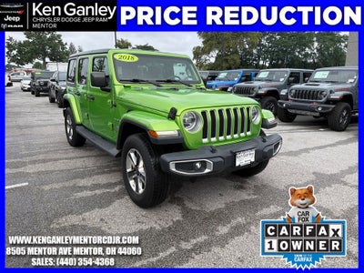 2018 Jeep Wrangler Unlimited Sahara 4x4