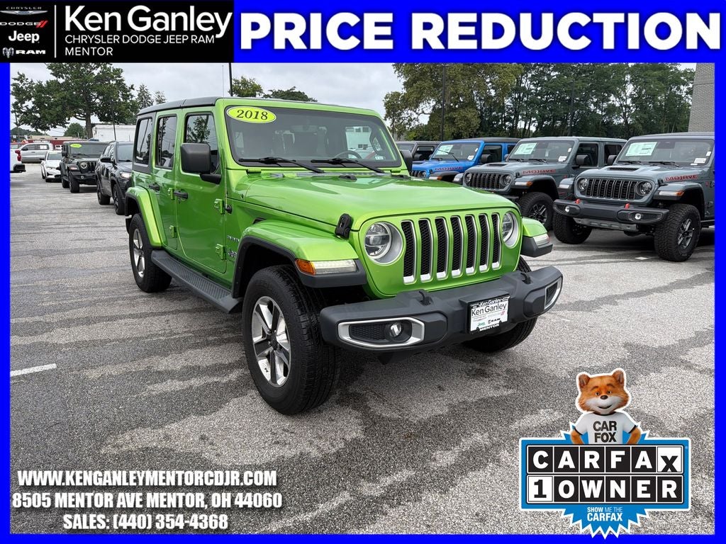 2018 Jeep Wrangler Unlimited Sahara 4x4