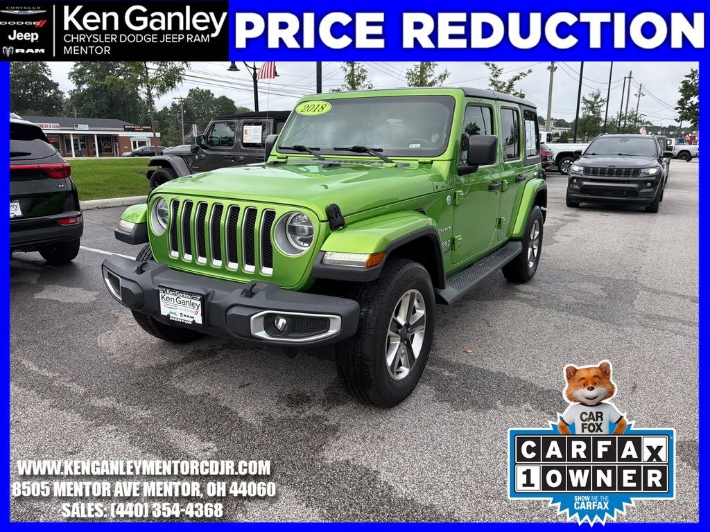 2018 Jeep Wrangler Unlimited Sahara 4x4