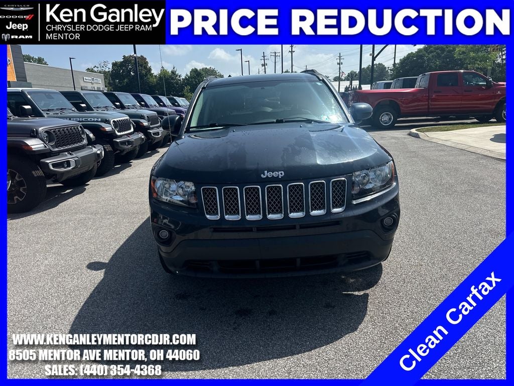 Used 2014 Jeep Compass Latitude with VIN 1C4NJDEB8ED664941 for sale in Mentor, OH