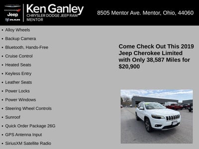 2019 Jeep Cherokee Limited 4x4