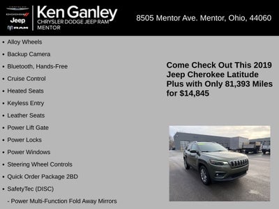 2019 Jeep Cherokee Latitude Plus 4x4