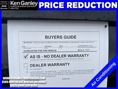 2023 Jeep Cherokee Altitude Lux 4x4