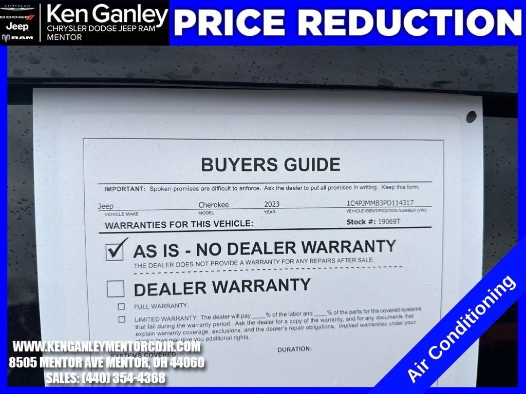 2023 Jeep Cherokee Altitude Lux 4x4