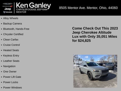 2023 Jeep Cherokee Altitude Lux 4x4