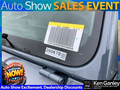 2026 Jeep Wrangler WRANGLER 2-DOOR WILLYS