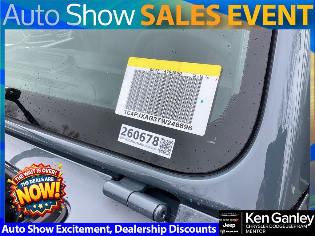 2026 Jeep Wrangler WRANGLER 2-DOOR WILLYS