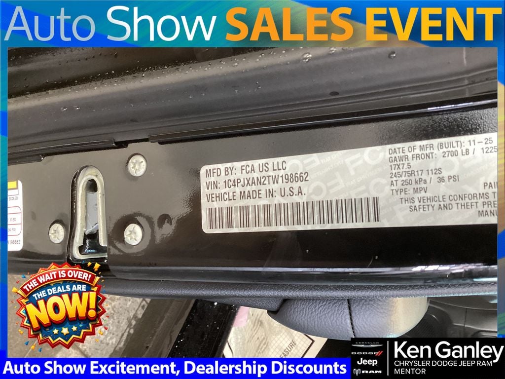 2026 Jeep Wrangler WRANGLER 2-DOOR SPORT