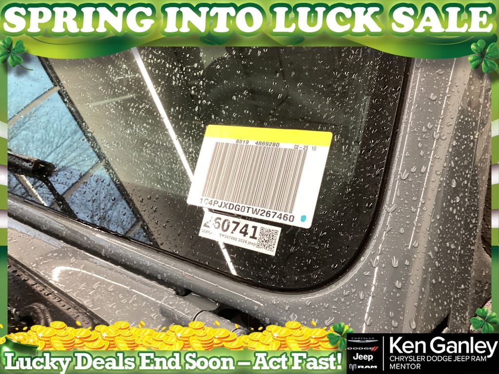 2026 Jeep Wrangler WRANGLER 4-DOOR SPORT S