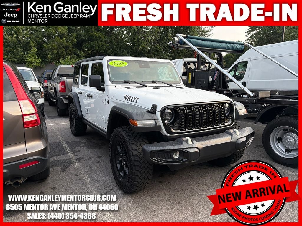 2025 Jeep Wrangler 4-Door Willys 4x4