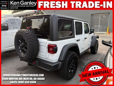 2025 Jeep Wrangler 4-Door Willys 4x4