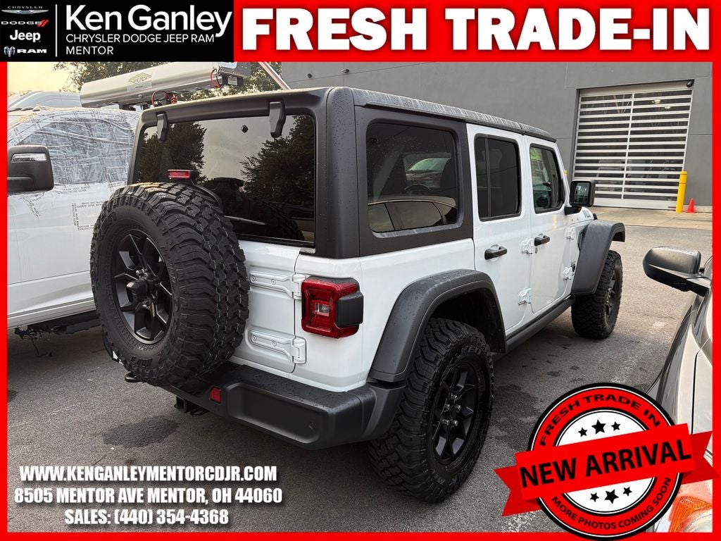 2025 Jeep Wrangler 4-Door Willys 4x4