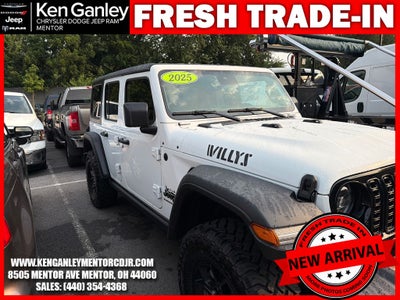 2025 Jeep Wrangler 4-Door Willys 4x4