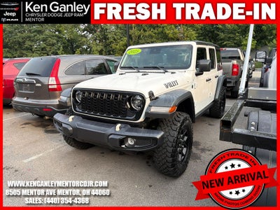 2025 Jeep Wrangler 4-Door Willys 4x4