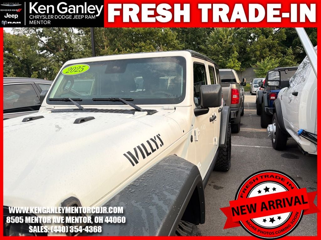 2025 Jeep Wrangler 4-Door Willys 4x4