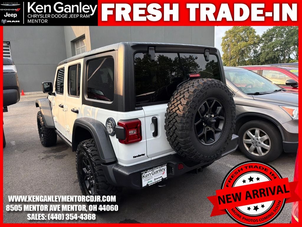 2025 Jeep Wrangler 4-Door Willys 4x4