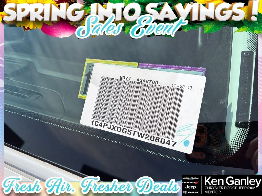 2026 Jeep Wrangler WRANGLER 4-DOOR SPORT S