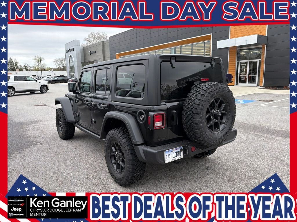 2026 Jeep Wrangler WRANGLER 4-DOOR WILLYS