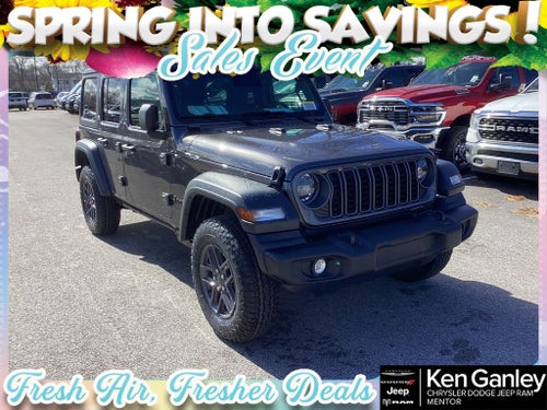 2026 Jeep Wrangler WRANGLER 4-DOOR SPORT S