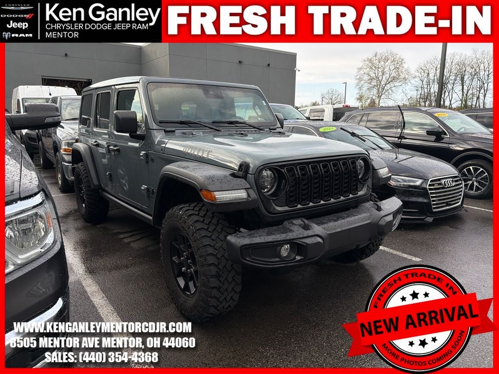 2024 Jeep Wrangler 4-Door Willys 4x4