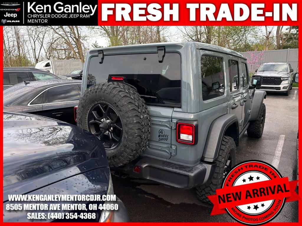 2024 Jeep Wrangler 4-Door Willys 4x4