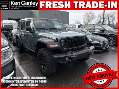 2024 Jeep Wrangler 4-Door Willys 4x4