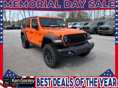 2026 Jeep Wrangler WRANGLER 4-DOOR WILLYS