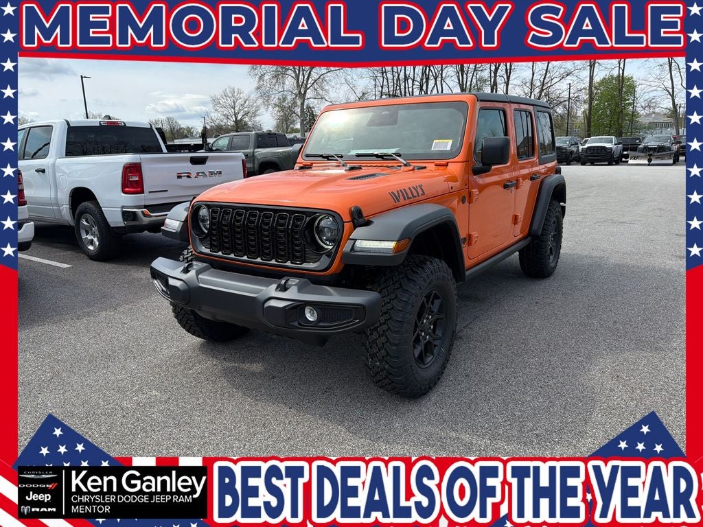 2026 Jeep Wrangler WRANGLER 4-DOOR WILLYS