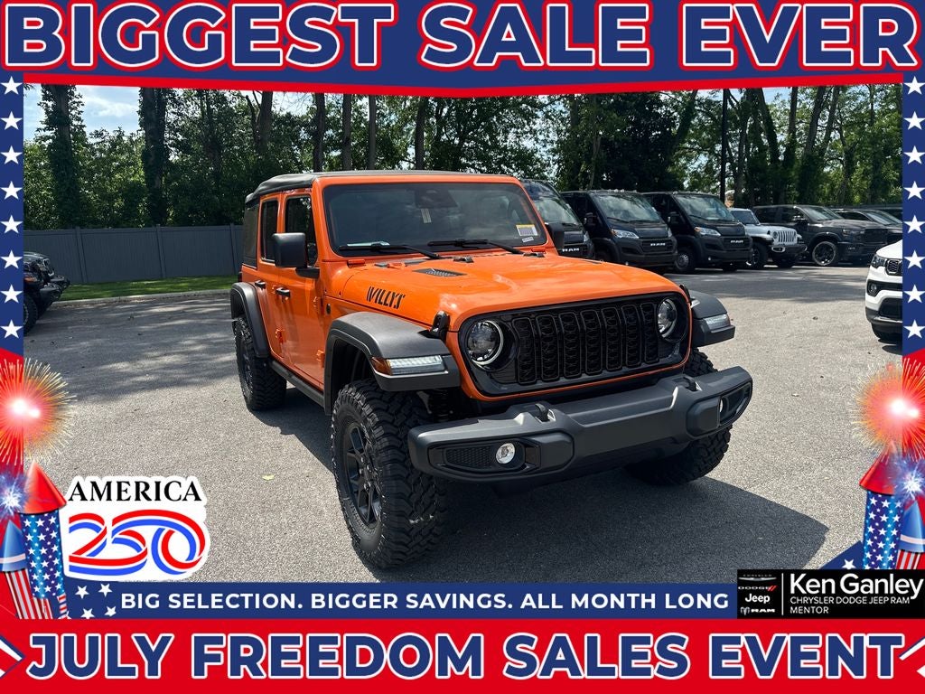 2026 Jeep Wrangler WRANGLER 4-DOOR WILLYS