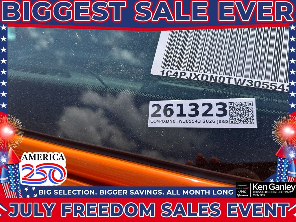 2026 Jeep Wrangler WRANGLER 4-DOOR WILLYS