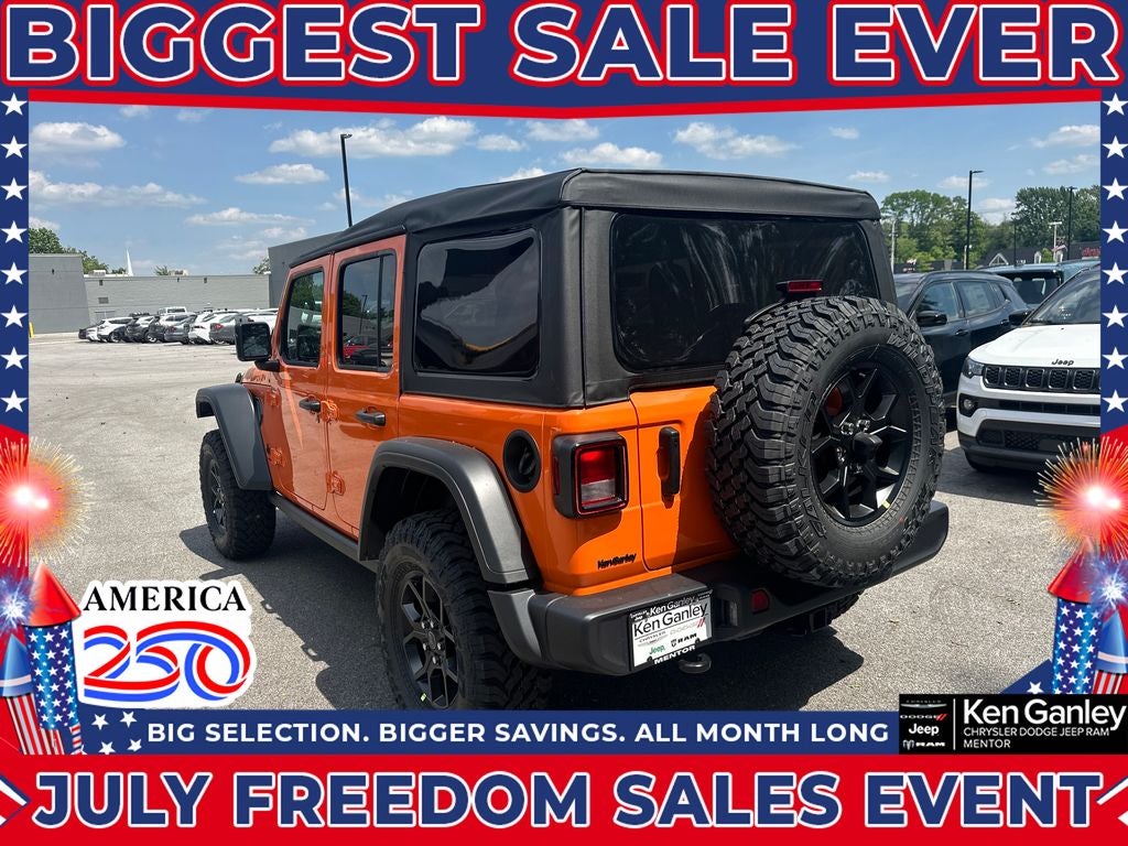 2026 Jeep Wrangler WRANGLER 4-DOOR WILLYS