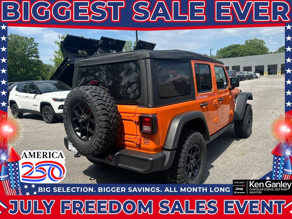 2026 Jeep Wrangler WRANGLER 4-DOOR WILLYS