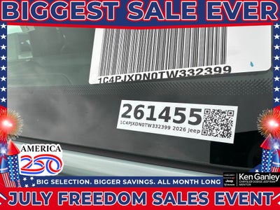 2026 Jeep Wrangler WRANGLER 4-DOOR WILLYS
