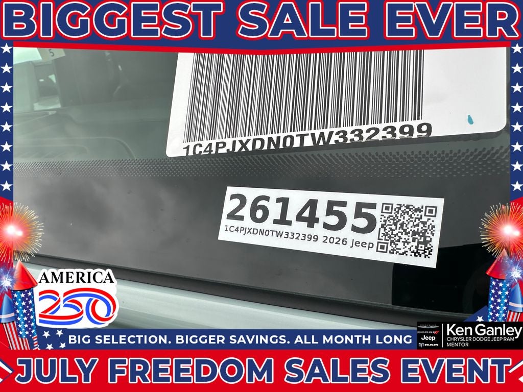 2026 Jeep Wrangler WRANGLER 4-DOOR WILLYS
