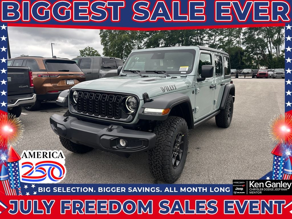 2026 Jeep Wrangler WRANGLER 4-DOOR WILLYS