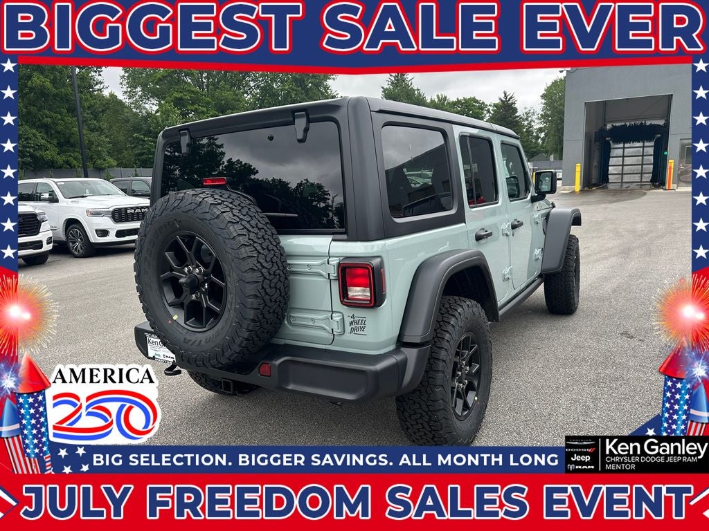 2026 Jeep Wrangler WRANGLER 4-DOOR WILLYS