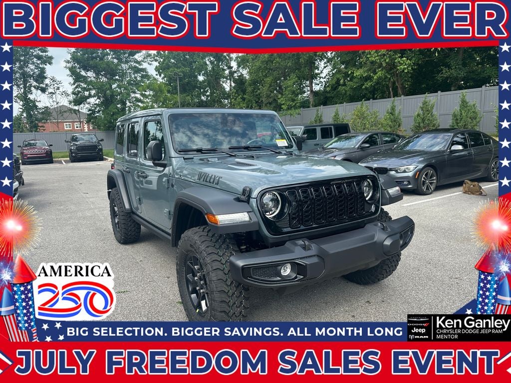 2026 Jeep Wrangler WRANGLER 4-DOOR WILLYS