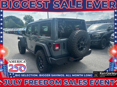 2026 Jeep Wrangler WRANGLER 4-DOOR WILLYS