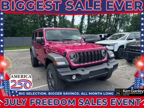 2026 Jeep Wrangler WRANGLER 4-DOOR SPORT S