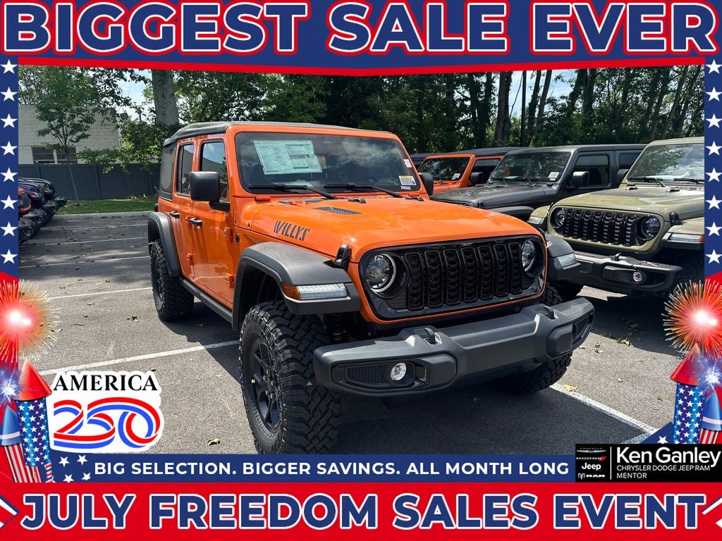 2026 Jeep Wrangler WRANGLER 4-DOOR WILLYS