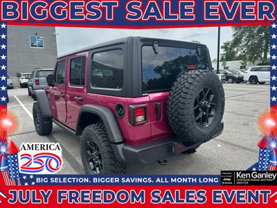 2026 Jeep Wrangler WRANGLER 4-DOOR WILLYS