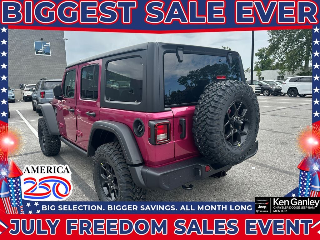 2026 Jeep Wrangler WRANGLER 4-DOOR WILLYS