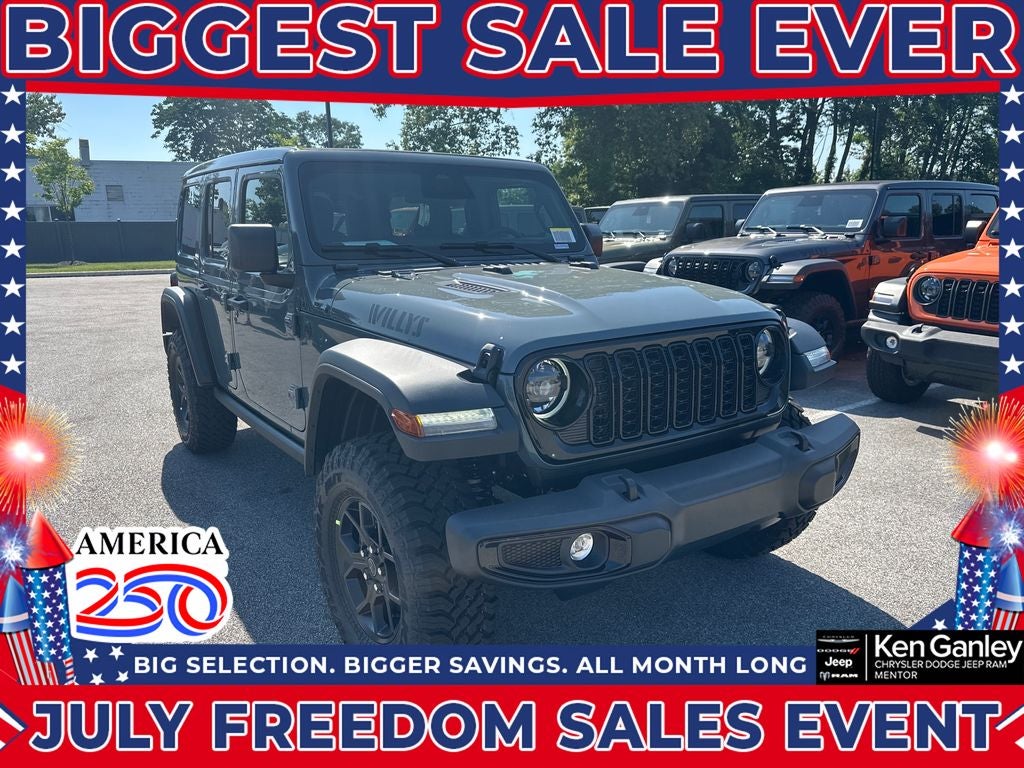 2026 Jeep Wrangler WRANGLER 4-DOOR WILLYS